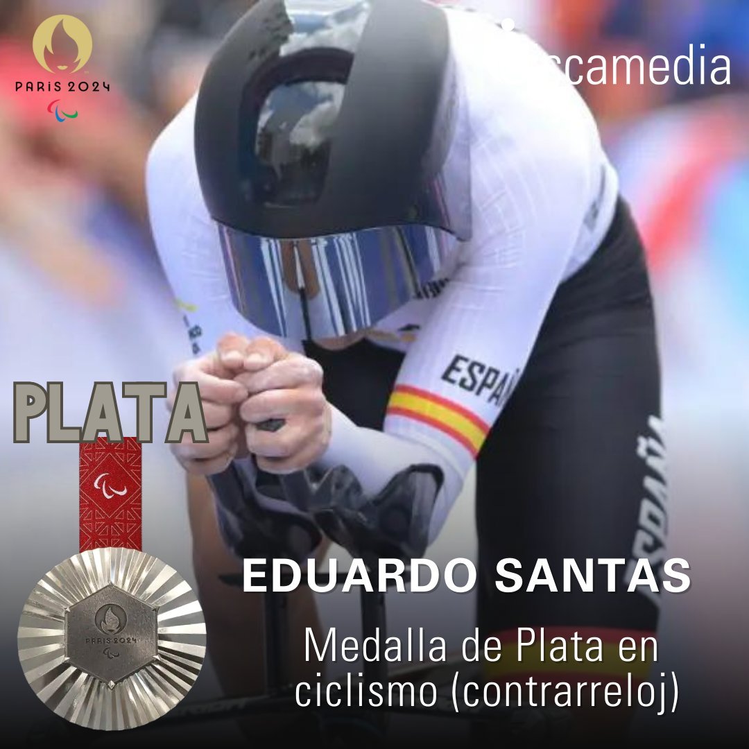 Edu Santas logra la medalla de plata en los Juegos Paral&iacute;mpicos de Par&iacute;s 2024